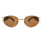 HJ2006 - Round Retro Oval Circle 90's Vintage Fashion Sunglasses