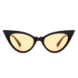 HS1127 - Women Retro High Pointed Fashion Cat Eye Sunglasses