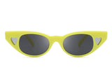 HS1028 - Retro Rectangle Slim Cat Eye Narrow Fashion Sunglasses