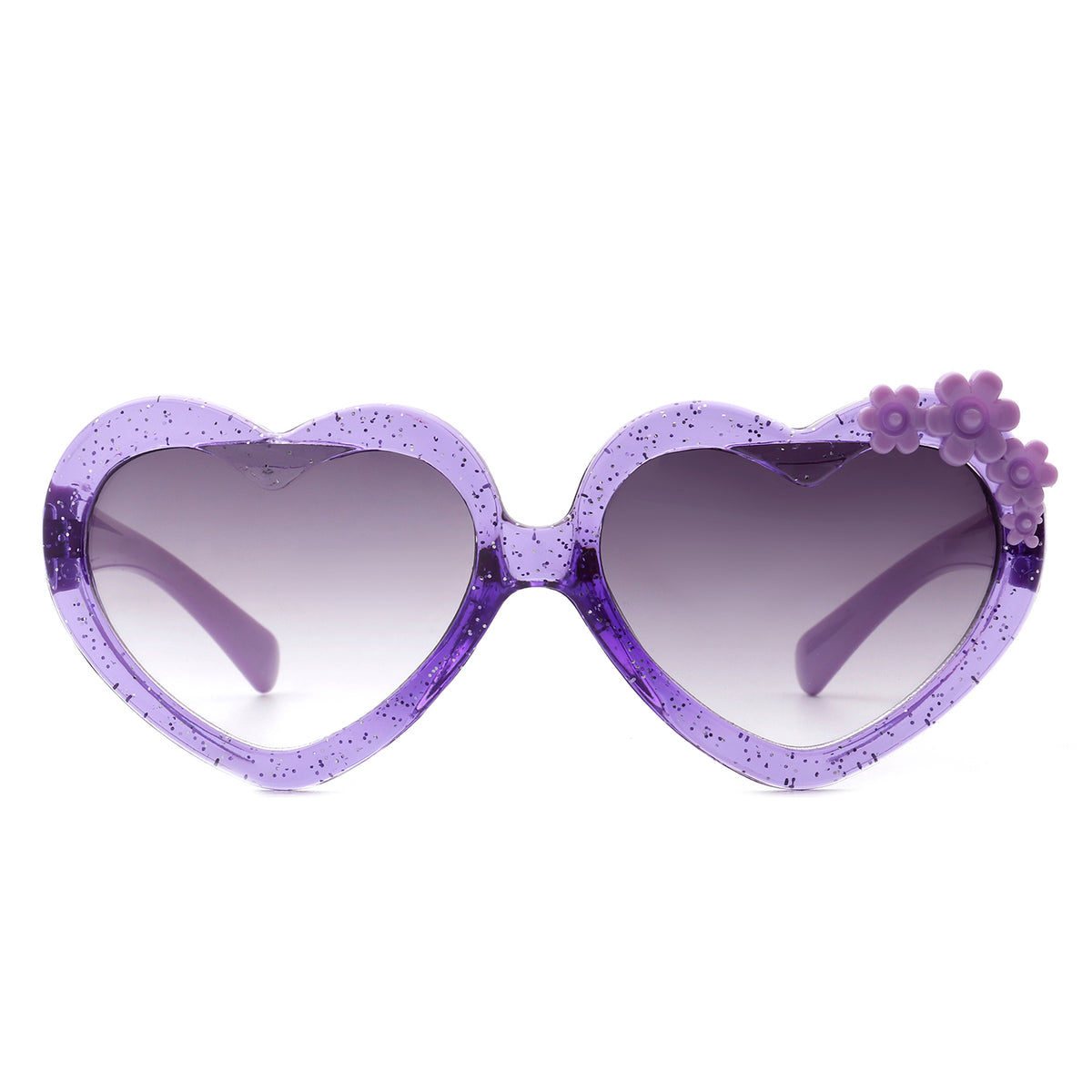 HK2033 - Kids Cute Toddler Heart Shape Girls Children Wholesale Sunglasses