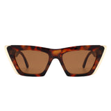 HS2107 - Women Square Retro Vintage Cat Eye Fashion Sunglasses