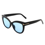 HS1109 - Women Round Retro Fashion Cat Eye Sunglasses