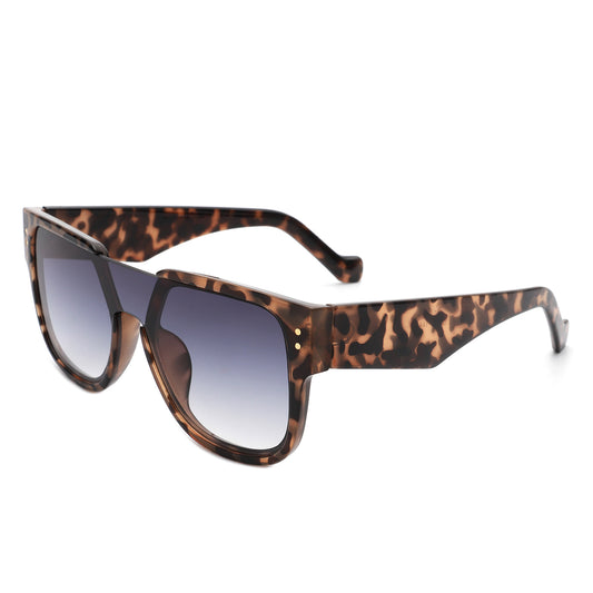 HS2121 - Square Oversize Brow-Bar Chic Women Fashion Wholesale Sunglasses