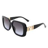 S2118 - Square Chic Flat Top Tinted Women Fashion Sunglasses