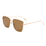 HJ2028 - Women Square Metal Oversize Fashion Sunglasses