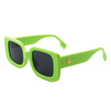 HS1139 - Retro Flat Top Fashion Square Wholesale Sunglasses