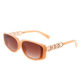 HS1137 - Women Square Chic Fashion Rectangle Sunglasses