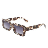 HS1122 - Rectangle Irregular Frame Retro Fashion Square Sunglasses
