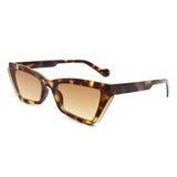 HS1051 - Retro Rectangle Vintage Flat Top Cat Eye Fashion Wholesale Sunglasses