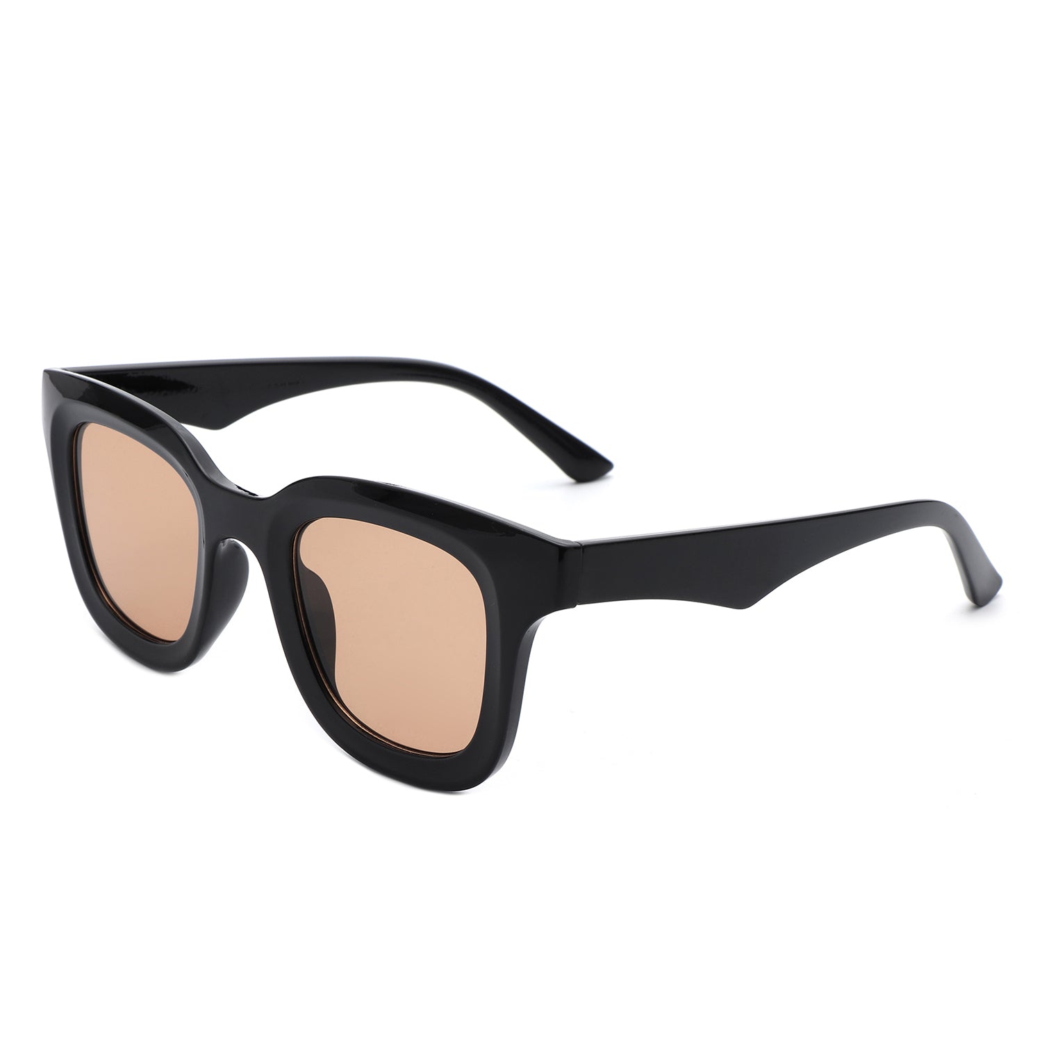 HS1193 - Square Retro 90s Tinted Vintage Fashion Wholesale Sunglasses
