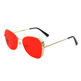 HJ2024 - Women Geometric Butterfly Shape Hexagonal Cat Eye Tinted Fashion Sunglasses