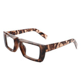 HS1149 - Rectangle Retro Flat Top Tinted Square Fashion Wholesale Sunglasses