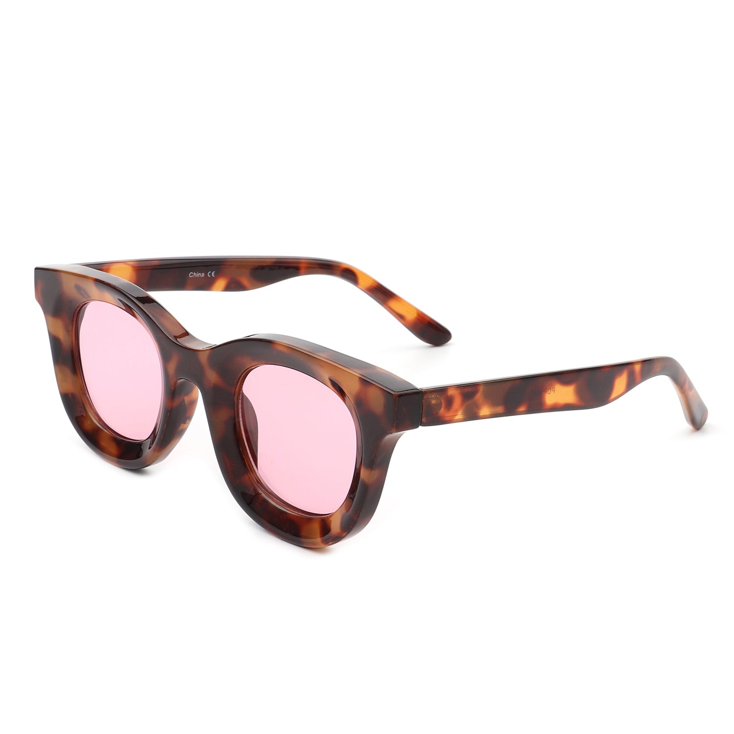 S1193 - Classic Retro Round Vintage Women Cat Eye Fashion Sunglasses
