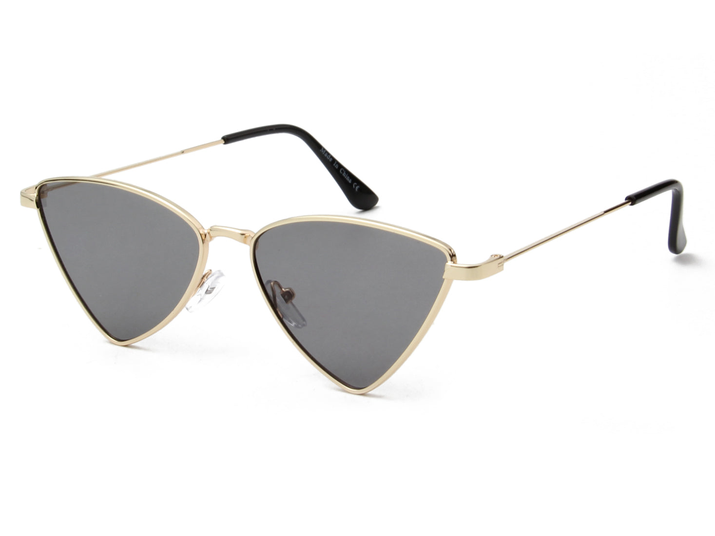 J1001 - Women Triangle Metal Cat Eye Fashion Sunglasses - Iris Fashion Inc. | Wholesale Sunglasses and Glasses