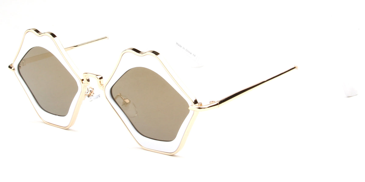 S3002 - Women Fashion Funky Kissing Lip Shape Hippie Party Sunglasses - Iris Fashion Inc. | Wholesale Sunglasses and Glasses