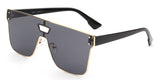 S4001 - Unisex Retro Vintage Square Sunglasses - Iris Fashion Inc. | Wholesale Sunglasses and Glasses