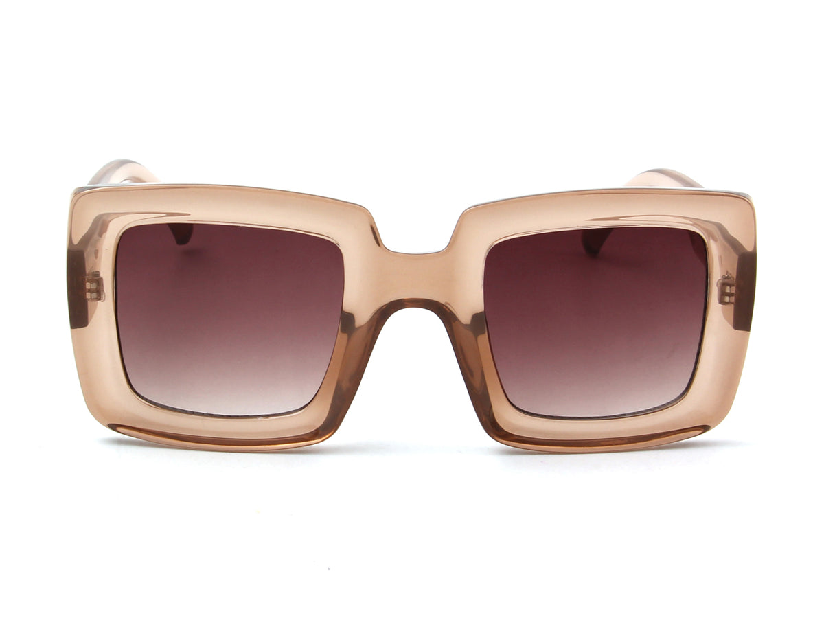 S1141 - Women Retro Bold Square Fashion Sunglasses - Iris Fashion Inc. | Wholesale Sunglasses and Glasses