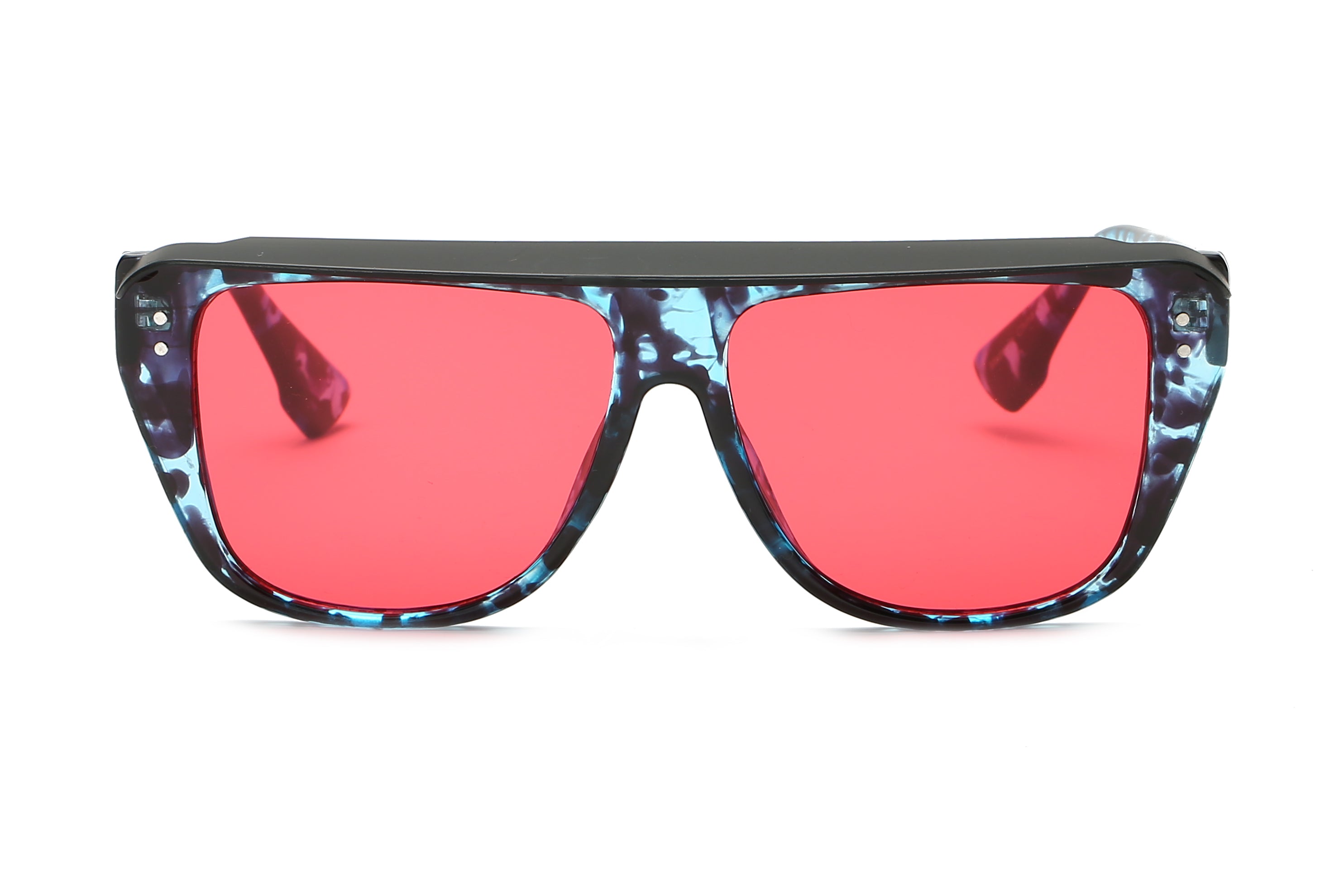 S1097 - Retro Vintage Shield Square Fashion Sunglasses - Iris Fashion Inc. | Wholesale Sunglasses and Glasses