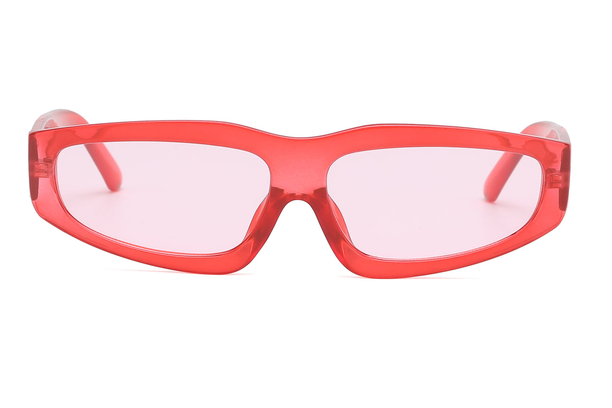 S1132 - Retro Thick Rectangle Unisex Fashion Sunglasses - Iris Fashion Inc. | Wholesale Sunglasses and Glasses