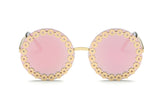 S3013 - Women Funky Hipster Round Fashion Sunglasses - Iris Fashion Inc. | Wholesale Sunglasses and Glasses