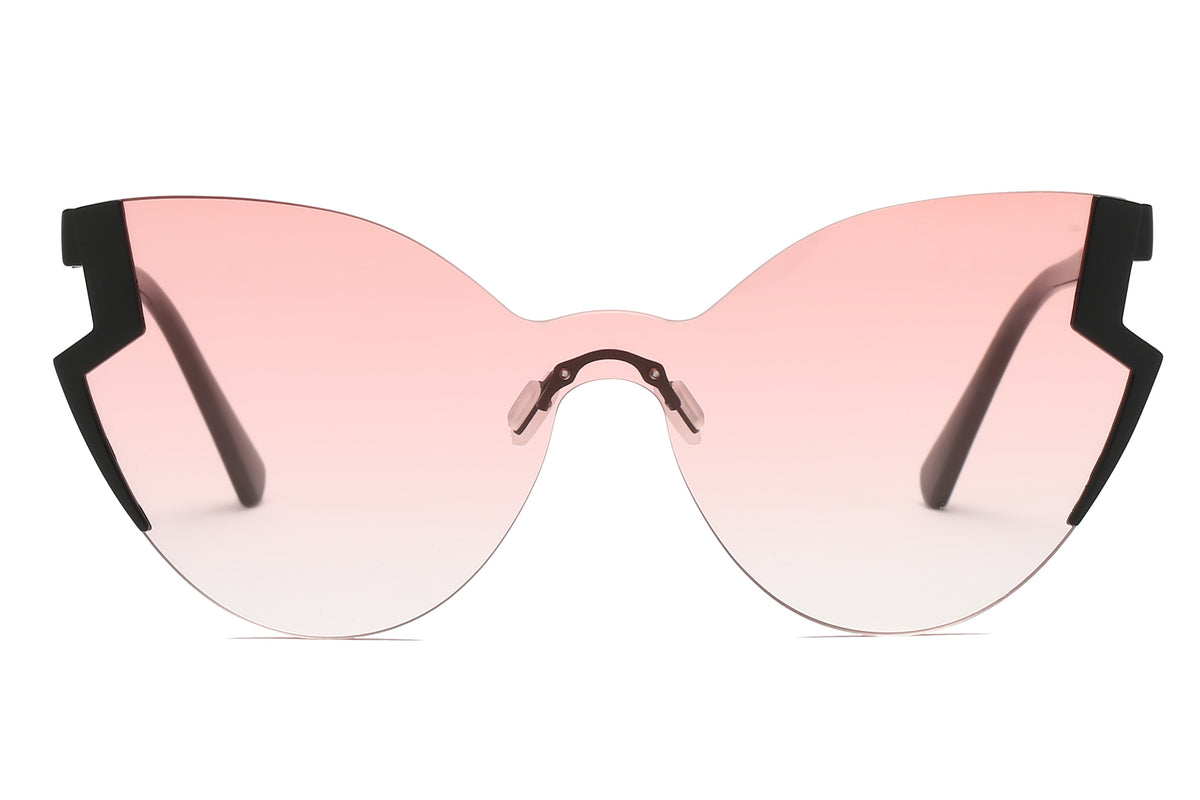 S2074 - Women Fashion Oversize Cat Eye Sunglasses - Iris Fashion Inc. | Wholesale Sunglasses and Glasses