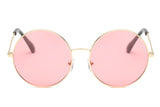 S1067 - Women Metal Round Sunglasses - Iris Fashion Inc. | Wholesale Sunglasses and Glasses