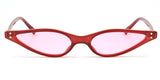 S1051 - Women Slim Retro Cat Eye Sunglasses - Iris Fashion Inc. | Wholesale Sunglasses and Glasses