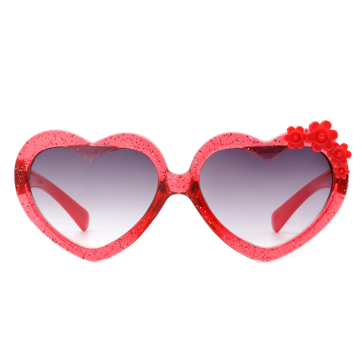 HK2033 - Kids Cute Toddler Heart Shape Girls Children Wholesale Sunglasses