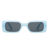 HS1154 - Rectangle Retro Irregular Frame Fashion Tinted Square Wholesale Sunglasses