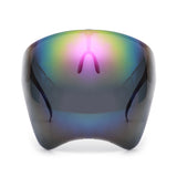 HW1002-1 - Protective Face Shield Full Cover Anti-Fog Futuristic Visor Goggle Sunglasses