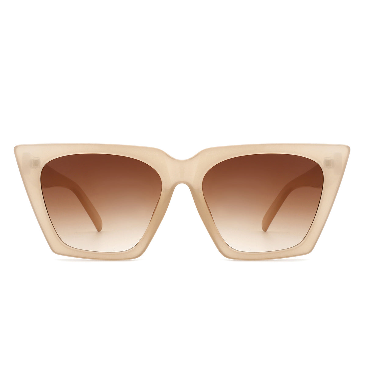 S1202 - Women Cat Eye Retro Oversize Fashion Square Sunglasses