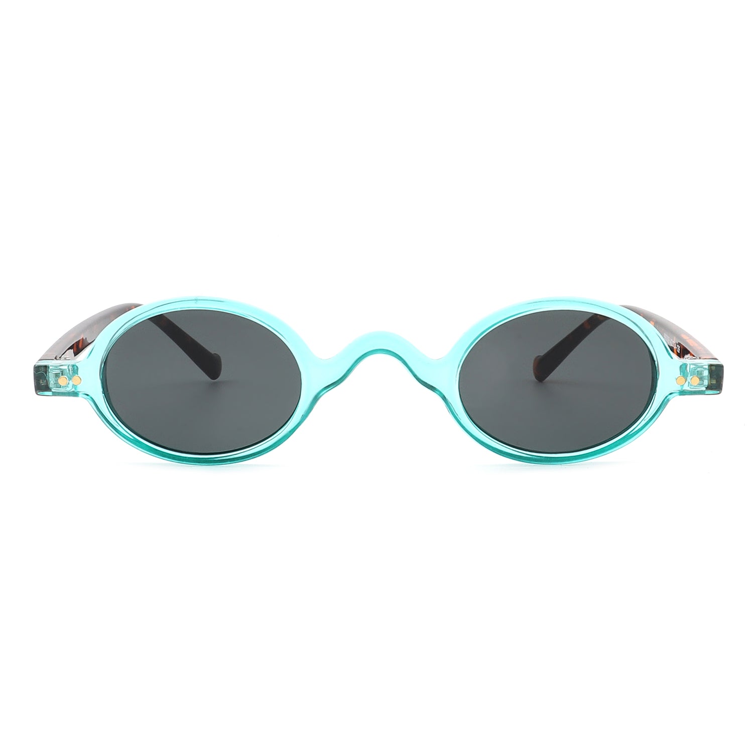HS1037 - Retro Circle Small Round Narrow Slim Vintage Sunglasses