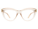 HBJ2013 - Women Retro Bold Round Cat Eye Fashion Blue Light Blocker Glasses