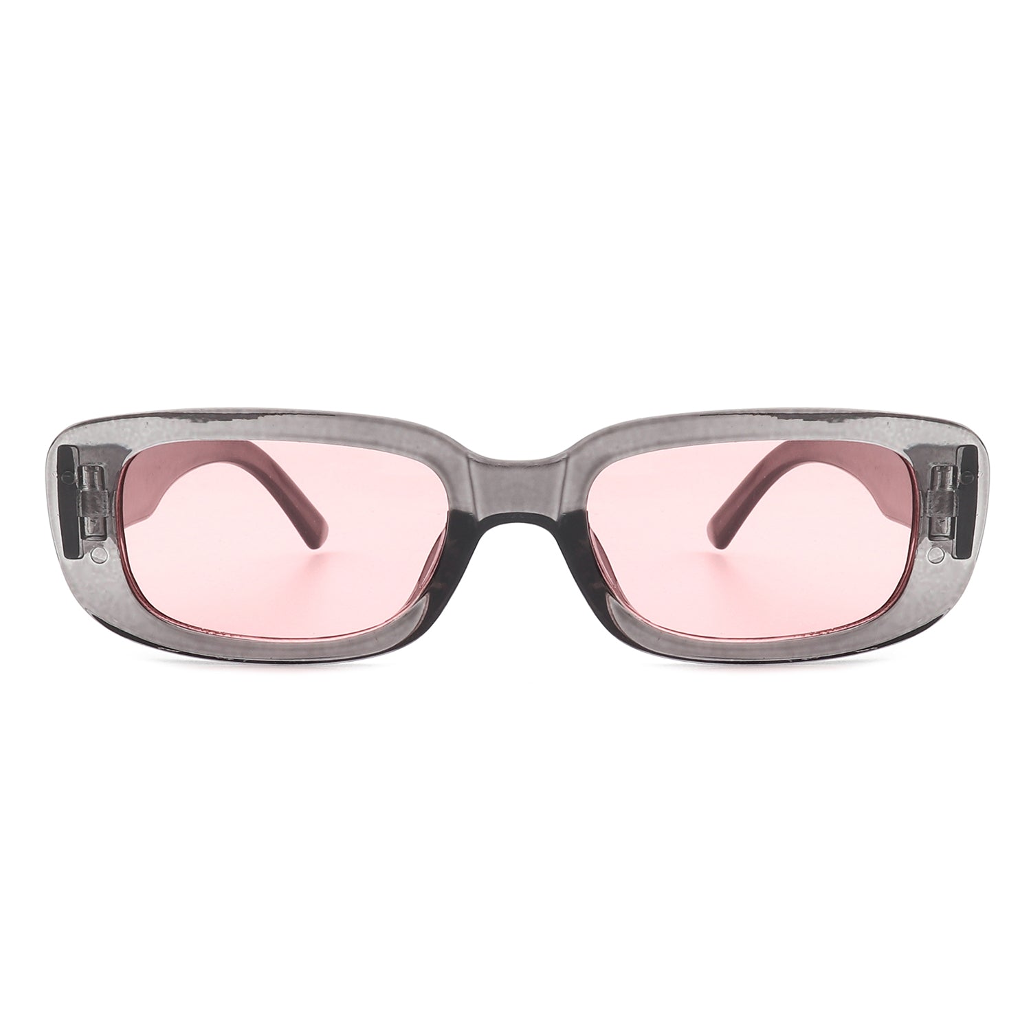 HS18059 - Retro Rectangle Narrow Slim Fashion Sunglasses