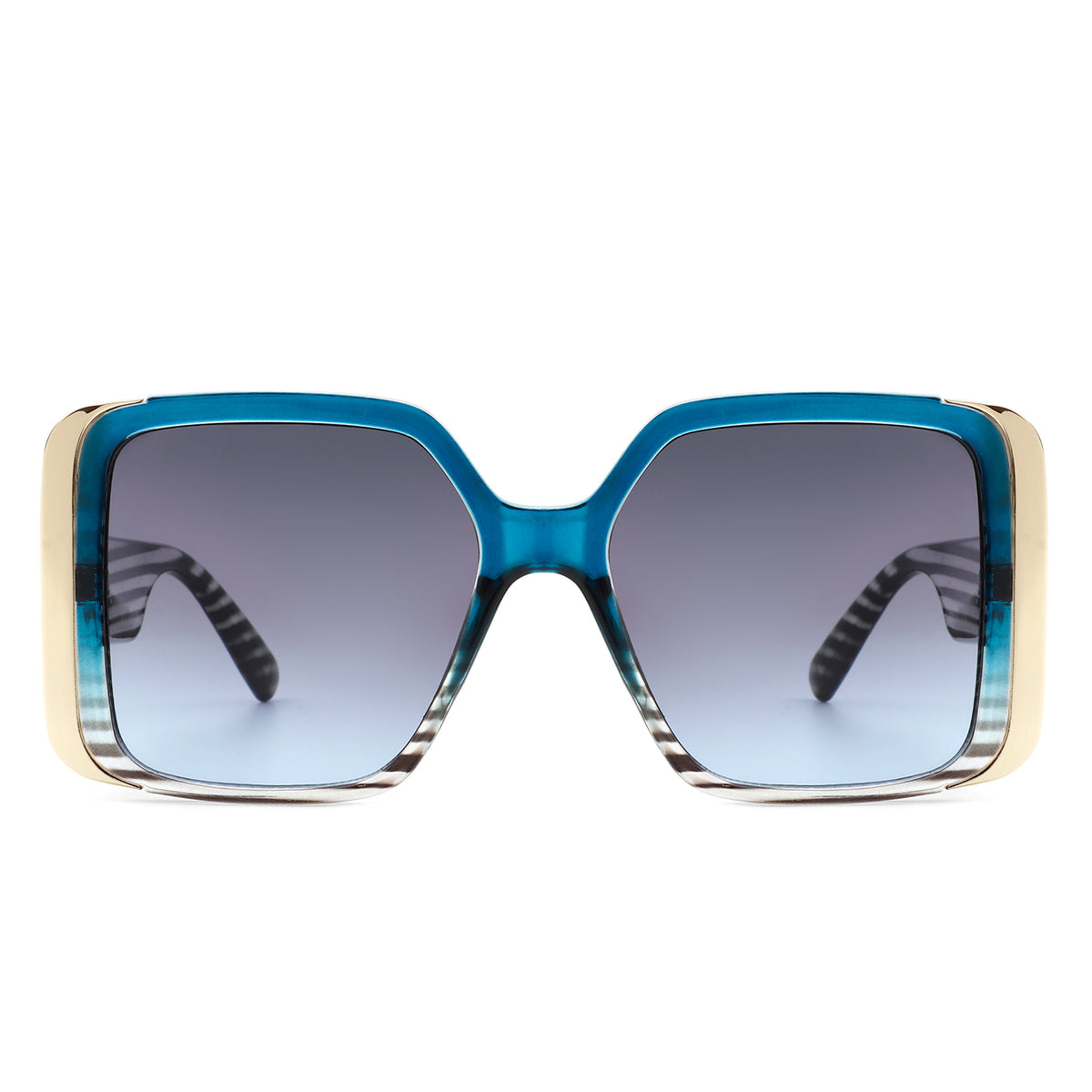 HS2092 - Oversize Flat Top Fashion Square Women Sunglasses