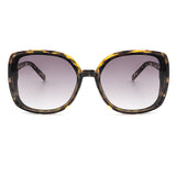 S1177 - Women Square Oversize Retro Fashion Sunglasses