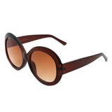 S1199 - Women Oversize Retro Circle Large Fashion Round Sunglasses