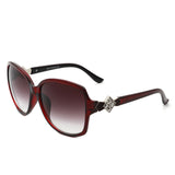 384 - Women Oversize Chic Polarized Square Fashion Sunglasses