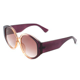 HS2083 - Women Round Oversize Oval Fashion Sunglasses