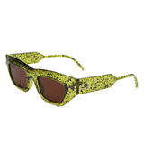HS2134 - Women Fashion Square Chunky Retro Chic Cat Eye Wholesale Sunglasses