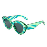 HS1066 - Retro Round Cat Eye Women Fashion Sunglasses