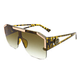 HS3007 - Square Retro Vintage Bold Aviator Fashion Wholesale Sunglasses