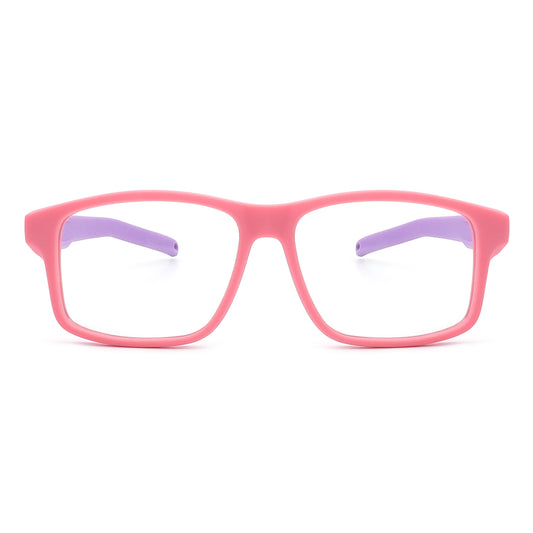 HK1012 - Children Rectangle Classic Blue Light Blocker Glasses