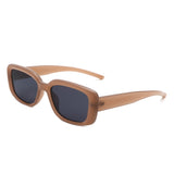 HS1205 - Rectangle Retro Flat Top Vintage Inspired Square Wholesale Sunglasses