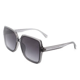 S1205 - Square Flat Top Oversize Fashion Women Sunglasses
