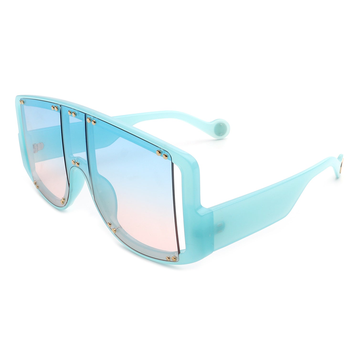 Sunglasses: Shield Sunglasses, acetate — Fashion