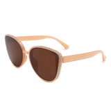 S1210 - Women Chic Rhinestone Design Fashion Cat Eye Wholesale Sunglasses