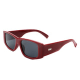 HS1166 - Rectangle Retro Tinted Vintage Square Sunglasses