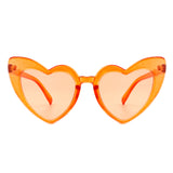 HS1101 - Women Oversize Heart Shape High Pointed Fashion Wholesale Sunglasses