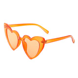 HS1101 - Women Oversize Heart Shape High Pointed Fashion Wholesale Sunglasses